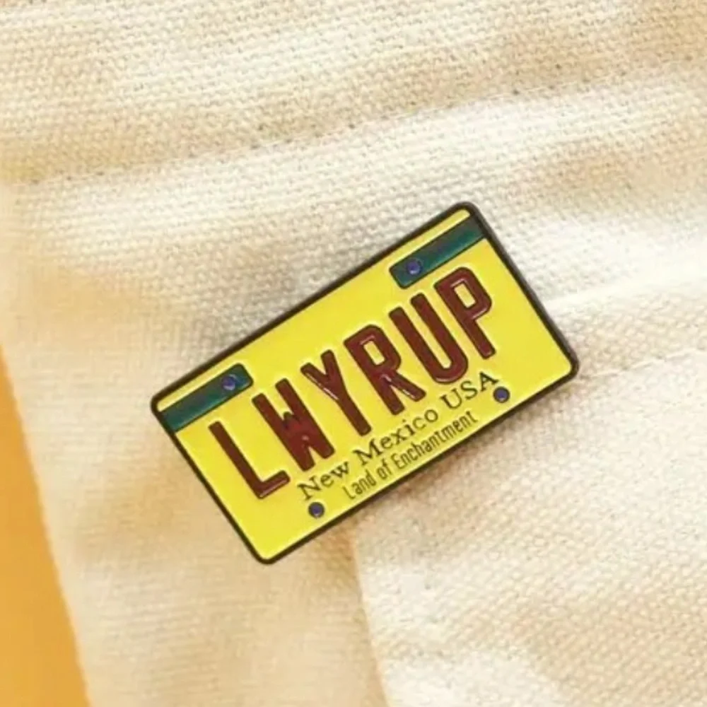 3/$25 “LWYRUP” New Mexico License Plate Pin Badge Brooch Flair Better Call Saul